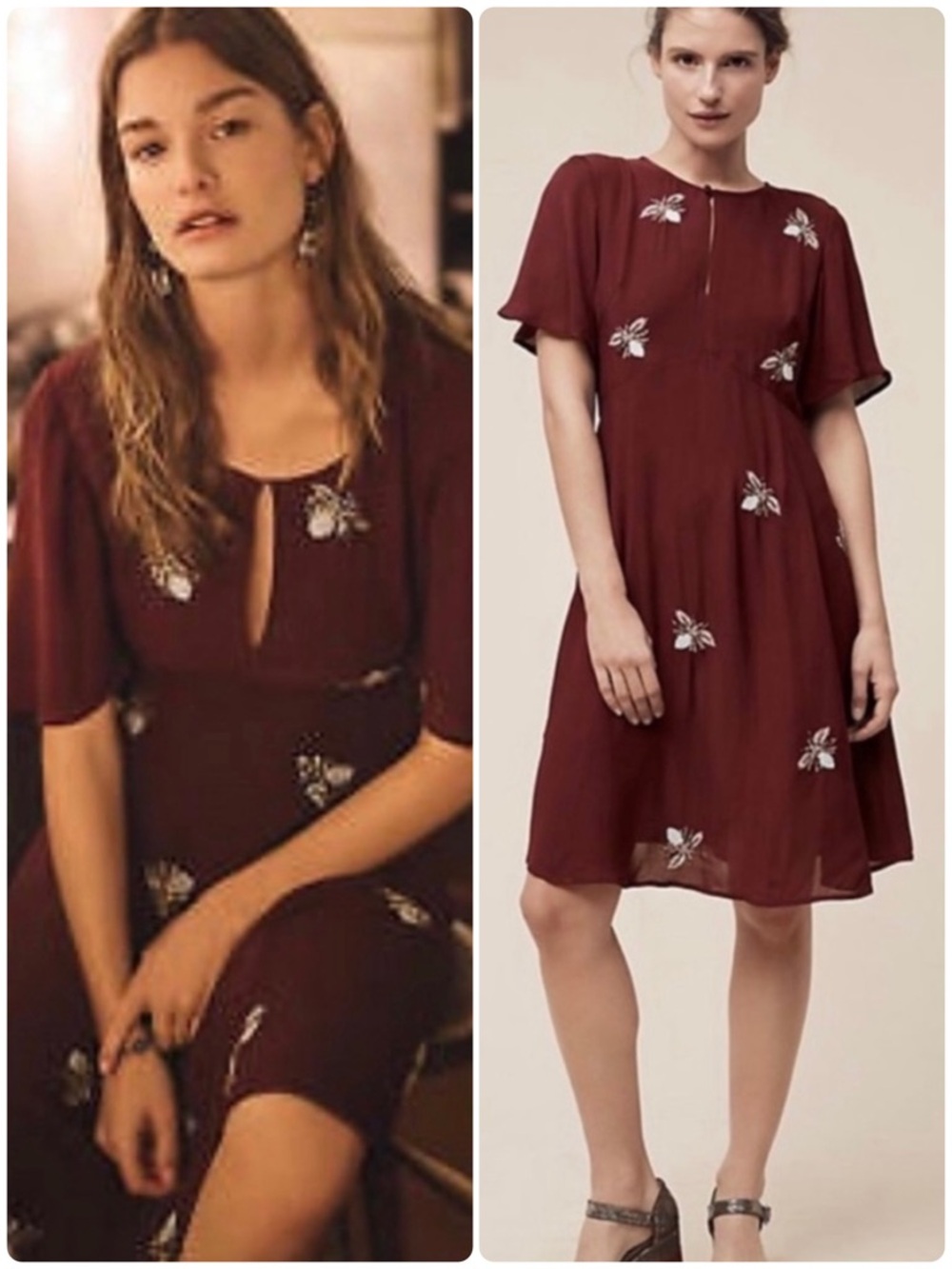 MOULINETTE SOEURS 🔥🪰 Beaded Firefly Dress - From Anthropologie - Size 6